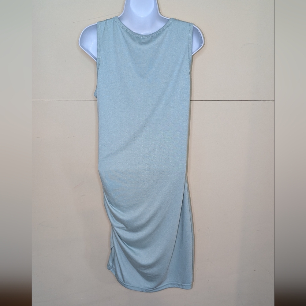 BTFBM Body Con Midi Dress Mint Green - Picture 3 of 7